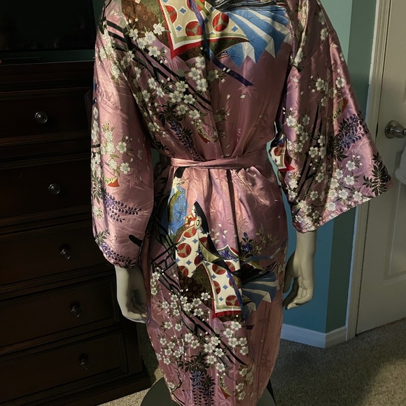 Made in Japan Women’s 3/4 sleeve Kimono 100% polyester - Picture 4 of 9